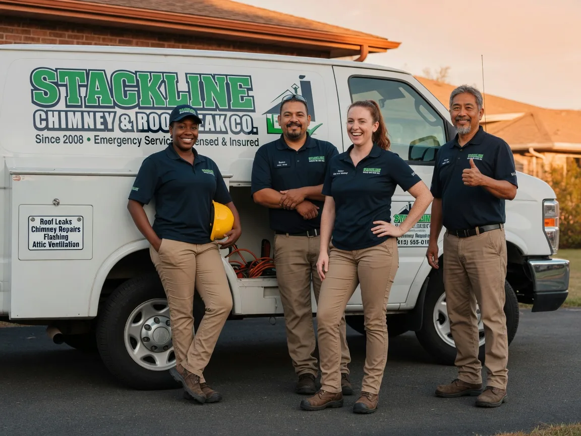 Chimney flashing repair company in Rock City, IL